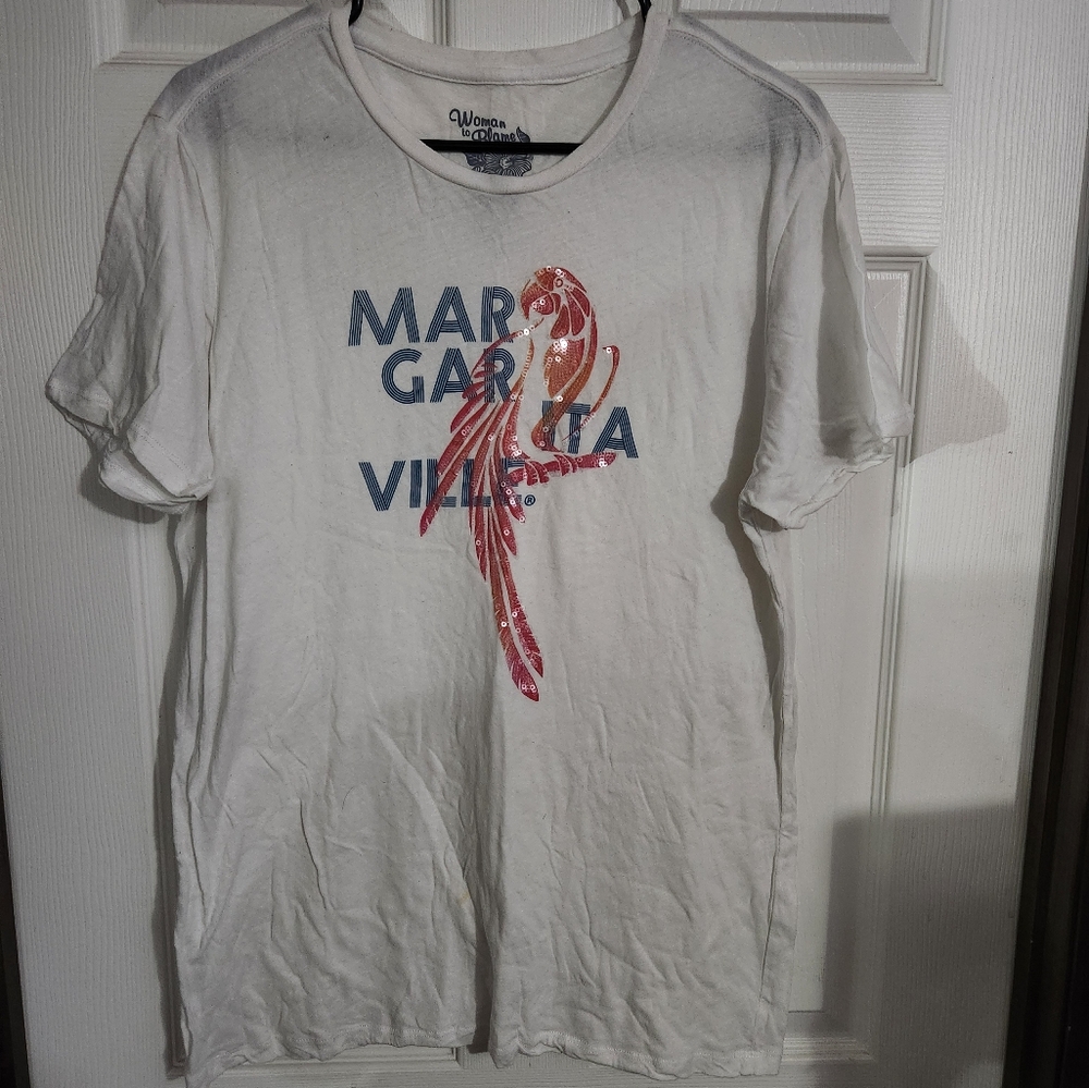 Margaritaville White Short Sleeve Tee